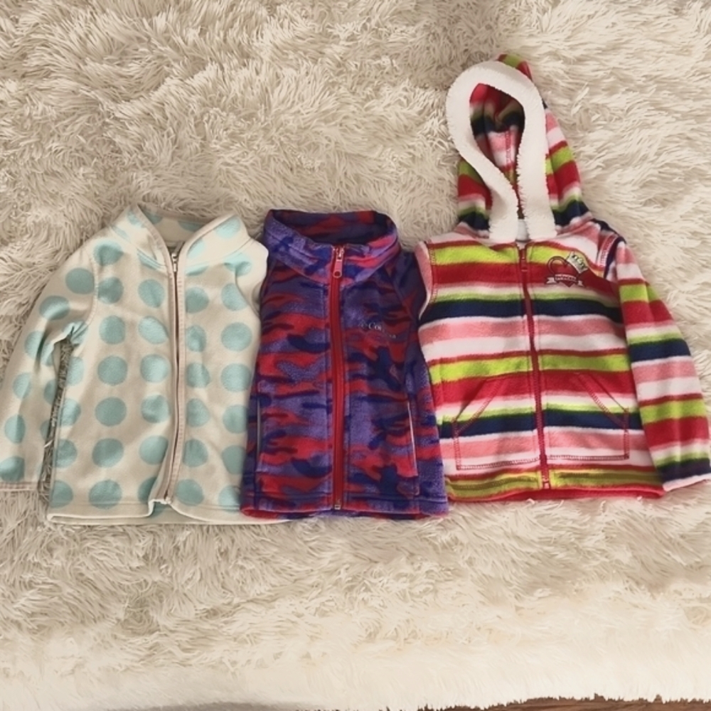 2T girls fleece jacket BUNDLE